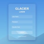 Create a Stunning Glacier Login Form with HTML ,CSS ,JS 2025