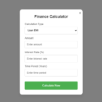 How to Create a Finance Calculator Using HTML CSS & JAVASCRIPT :Guide 2025