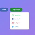 Animated Share Button using only HTML & CSS