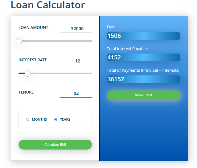 How to Create a Lones Calculator Using HTML, CSS, and JavaScript (2025 Guide)