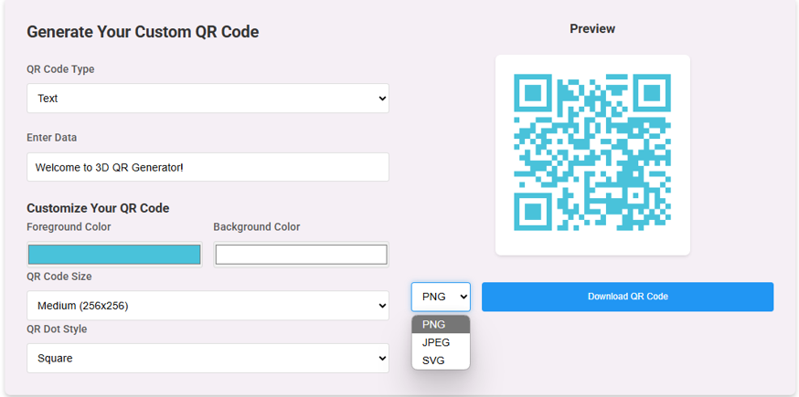 Create Your Own Online Custom QR Code Generator in 2025 Introduction QR codes have become an essential part of our digital lives, from payments to marketing and everything in between. In 2025, the demand for customized QR codes is skyrocketing. Businesses and individuals are looking for unique designs to stand out. This guide explains how to create your own online custom QR code generator with stunning 3D designs, colorful gradients, and advanced customization options. Why Create a Custom QR Code Generator? High Demand: QR codes are used across industries like retail, education, and events. Customization Trend: Static QR codes are outdated. People now want personalized designs that match their brand. Monetization Potential: You can earn through ads, subscriptions, or premium features like logo embedding and animations. SEO Advantage: A well-optimized QR code generator website with trending features will attract significant organic traffic. Features to Include in Your QR Code Generator 1. Input Data Options Allow users to generate QR codes for: Text URLs Email addresses Phone numbers Wi-Fi credentials Provide a clean, user-friendly input form to make the process seamless. 2. Advanced Customization Colors and Gradients Foreground and background color pickers. Gradient options (linear and radial). 3D Effects Add depth and shadow to QR codes to make them visually striking. Use CSS and libraries like Three.js for real 3D designs. Custom Shapes Replace square dots with circles, stars, or custom SVG shapes. 3. Real-Time Preview Enable a real-time preview of the QR code as users make changes. Use libraries like qrcode.js or qr-code-styling for dynamic updates. 4. Download Options Allow users to download QR codes in various formats: PNG JPEG SVG Provide high-resolution downloads for professional use. 5. Logo Embedding Let users upload their own logo and place it at the center of the QR code. Add options for scaling and positioning the logo. 6. Animation Effects (Optional) Add subtle animations like pulsing dots or color transitions. Use CSS animations or GSAP for smooth effects. 7. Responsive Design Ensure the website is mobile-friendly and fully responsive for all screen sizes. 8. Social Sharing Integrate social sharing buttons for platforms like WhatsApp, Instagram, and LinkedIn. Step-by-Step Guide to Create the Website 1. Set Up the Basics Use HTML for the structure. Style with CSS (modern frameworks like Tailwind CSS can save time). Add interactivity with JavaScript. 2. Use a QR Code Library qrcode.js: Lightweight and easy to use. qr-code-styling: Ideal for customization (gradients, shapes, logos). 3. Add Real-Time Customization Use JavaScript to dynamically update the QR code preview as users make changes. 4. Implement 3D Effects Use CSS box-shadow for basic 3D effects. For advanced designs, integrate Three.js to create interactive 3D models. 5. Enable Downloads Use JavaScript to generate downloadable QR codes in PNG, JPEG, or SVG formats. 6. Optimize for Mobile Ensure all elements are responsive with media queries and flexible layouts. SEO Strategy to Rank Your Website 1. Keyword Optimization Use the following keywords strategically in your content, meta tags, and headings: Online custom QR code generator 2025 3D QR code maker free Download colorful QR codes Create personalized QR codes 2. Meta Tags Title: Create 3D Custom QR Codes Online | Free QR Code Generator 2025 Description: Generate 3D and colorful QR codes with logos and animations. Download in PNG, JPEG, or SVG formats for free. 3. Alt Text For every QR code preview or example image, include descriptive alt text, e.g., "Custom 3D QR Code with Gradient Colors." 4. Add a Blog Section Write articles targeting long-tail keywords, such as: "Top 10 Uses of QR Codes in 2025" "How to Create Animated QR Codes for Branding" "Benefits of Custom QR Codes for Small Businesses" 5. Page Speed Optimization Minimize CSS and JavaScript files. Use a CDN for faster loading times. Monetization Ideas 1. Freemium Model Offer basic features for free. Charge for advanced options like logo embedding or high-resolution downloads. 2. Advertisements Integrate Google Ads to generate passive income. 3. Premium Memberships Provide unlimited downloads and exclusive designs for a monthly or yearly subscription.